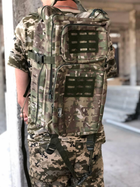 Рюкзак военный тактический штурмовой Accord из Турции мультикам на 36 литров для военных и туристов - изображение 2