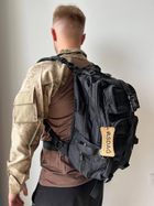 Рюкзак тактический Турция 30 литров рюкзак военный черный рюкзак камуфляж - изображение 4