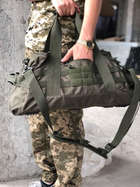 Универсальная тактическая военная сумка MIL-TEC US Combat Parachute Cargo Small 25 л, ОРИГИНАЛ, масло - изображение 5