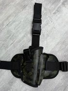 Тактична набедрена кобура Кобура на стегно Кобура з натуральної шкіри - зображення 3