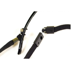 Ремінець Neocord PMX шнурок для окулярів неопреновий еластичний Чорний тактичний армійський для військових - зображення 3