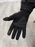 Зимние перчатки софтшел зимние чёрный XL - изображение 3