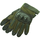 Сенсорные перчатки тактические военные-армейские Military Rangers полнопалые с защитой костяшек, боевые, с закрытыми пальцами L Оливковый BC-8797 - изображение 6