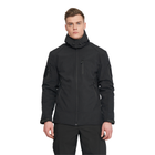 Куртка мужская тактическая для военных и армии Combat SoftShell Черная размер 3XL - изображение 1