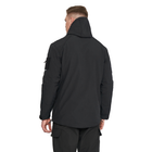 Куртка мужская тактическая для военных и армии Combat SoftShell Черная размер 3XL - изображение 2