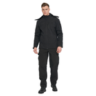 Куртка чоловіча тактична для військових та армії Combat SoftShell Чорна розмір M - зображення 3