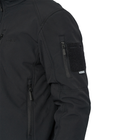 Куртка мужская тактическая для военных и армии Combat SoftShell Черная размер 3XL - изображение 5