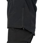 Куртка мужская тактическая для военных и армии Combat SoftShell Черная размер 3XL - изображение 6