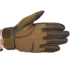 Тактические зимние перчатки штурмовые с защитой Цвет Койот Размер XL - изображение 4