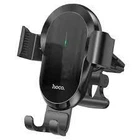 Автомобильный держатель для телефона Hoco CA105 Guide 3-axis linkage wireless charging car holder Black