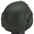 Рельсовое крепление, направляющие рельсы на шлем каску ACH MICH 2000, Зеленый (150790) - изображение 5