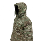 Куртка зимняя тактическая утепленная камуфляж (рип-стоп) цвет мультикам размер XL - изображение 2