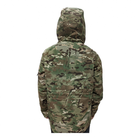 Куртка зимова утеплена тактична камуфляж (ріп-стоп) колір мультикам розмір 2XL - зображення 4