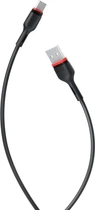 Кабель XO NB-P171 2.4A Bowling USB Cable for Type-C 1 м Black (6920680873685)