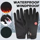 Зимові рукавички флісові тактичні теплі велорукавички B-Forest - зображення 5
