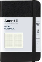 Записная книга Axent Partner 95х140 мм в клетку 96 листов Черная (8301-01-A)