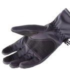 Тактические зимние перчатки SoftShell Цвет Black Размер XL - изображение 2