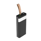 Павербанк УМБ XO 20000mAh PD/20W QC/3,0/22,5W Type-C USB-Ax2 black (PR129)