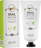 Крем для ніг з екстрактом слизу равлика - Jigott Real Moisture Snail Foot Cream 100ml (602461-24446)