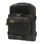 Рюкзак тактический на плитоноску для гидратора, утилитарный 500D Ночной мультикам - изображение 1