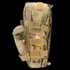 Тактичний рюкзак на плитоностку, утилітарний підсумок під гідратор 500D мультикам - зображення 6