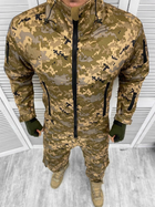 Тактическая теплая зимняя военная форма комплект Aventador ( Куртка + Штаны ), Камуфляж: Пиксель, Размер: S - изображение 3