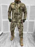 Тактическая теплая зимняя военная форма комплект Single Sword ( Куртка + Штаны ), Камуфляж: Пиксель ВСУ, Размер: XXL - изображение 1