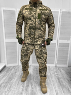 Тактична тепла зимова військова форма комплект Single Sword ( Куртка + Штани ), Камуфляж: Піксель ЗСУ, Розмір: M - зображення 1