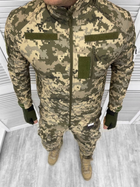 Тактическая теплая зимняя военная форма комплект Single Sword ( Куртка + Штаны ), Камуфляж: Пиксель ВСУ, Размер: M - изображение 3