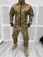 Тактическая теплая зимняя военная форма комплект Aventador ( Куртка + Штаны ), Камуфляж: Пиксель, Размер: L - изображение 1