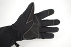 Перчатки тактические тёплые softshell 9100_XL_Black - изображение 8