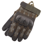 Тактичні рукавички із закритими пальцями Zelart Military Rangers 9879 розмір XL Olive - зображення 3