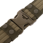 Ремень тактический пояс тактический Zelart Tactical Belt ZK-1 размер 125x5,5см Olive - изображение 3