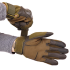 Рукавички тактичні із закритими пальцями Zelart 8797 розмір XL Olive - зображення 4
