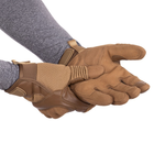 Перчатки тактические с закрытыми пальцами Zelart Military Rangers 9877 размер XXL Khaki - изображение 2