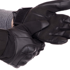 Перчатки тактические с закрытыми пальцами Zelart 8797 размер XL Black - изображение 6