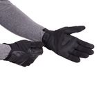 Тактичні рукавички із закритими пальцями Zelart Military Rangers 9877 розмір XL Black - зображення 3