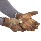 Рукавички тактичні із закритими пальцями Zelart Military Rangers 9879 розмір L Camouflage - зображення 3
