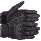 Тактичні рукавички із закритими пальцями Zelart Military Rangers 9879 розмір XL Black - зображення 1
