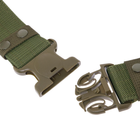 Ремень тактический пояс тактический Zelart Tactical Belt ZK-2 размер 125x5,5см Olive - изображение 5