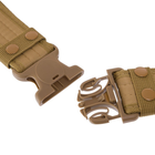 Ремінь тактичний пояс тактичний Zelart Tactical Belt ZK-1 розмір 125x5,5см Khaki - зображення 5