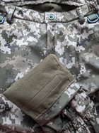 Штани софтшел softshell на флісі тактичні, військові ЗСУ зимові піксель Розмір M (48) - зображення 5