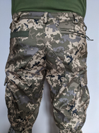 Штани софтшел softshell на флісі тактичні, військові ЗСУ зимові піксель Розмір M (48) - зображення 7