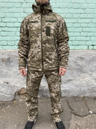 Куртка військова тактична утеплена Софтшелл Піксель (-30С) 44-46 - изображение 2