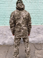 Куртка військова тактична утеплена Софтшелл Піксель (-30С) 44-46 - зображення 3