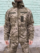 Куртка військова тактична утеплена Софтшелл Піксель (-30С) 48-50 - изображение 1