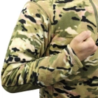 Флисовая тактическая кофта мужская Lesko A973 Camouflage CP L - изображение 7