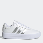 adidas Originals Court Platform GV8996 Niskie Trampki Damskie 37.5 (4.5UK) 23cm Białe/Srebrne/Białe (5904248842741)