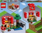 Zestaw klocków LEGO Minecraft Dom w grzybie 272 elementy (21179) - obraz 6
