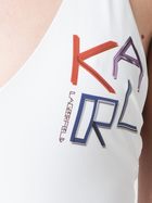 Strój kąpielowy jednoczęściowy damski Karl Lagerfeld KL21WOP04 M Biały (8051884141206) - obraz 3